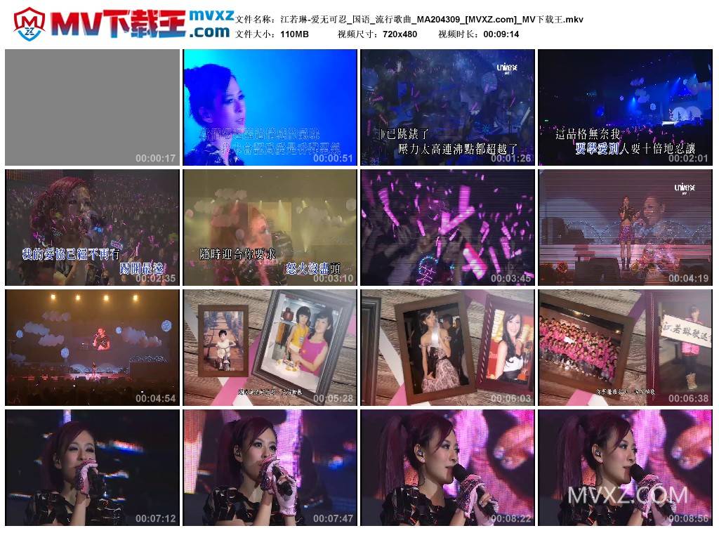 江若琳-爱无可忍_国语_流行歌曲_MA204309